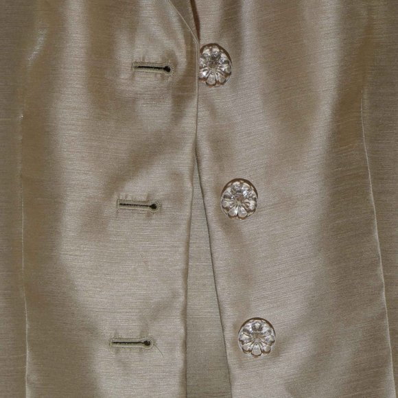 Suit Studio Gold Celebration Event Suit SZ 8 - Picture 11 of 11